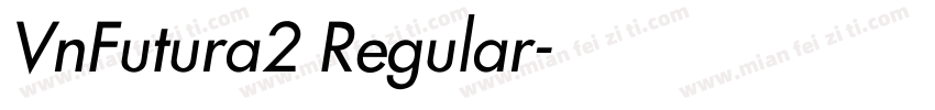VnFutura2 Regular字体转换